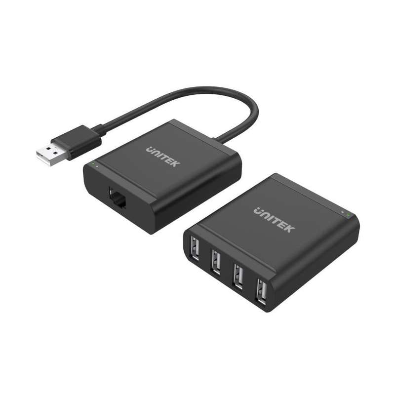 UNITEK Y-2516 Interface Hub USB 2.0 480 Mbit/s Black