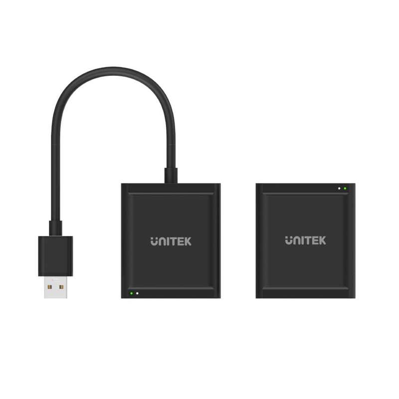 UNITEK Y-2516 Interface Hub USB 2.0 480 Mbit/s Black
