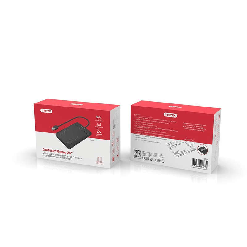 Unitek USB3.1 to SATA 6G 2.5-inch Enclosure Y-3036