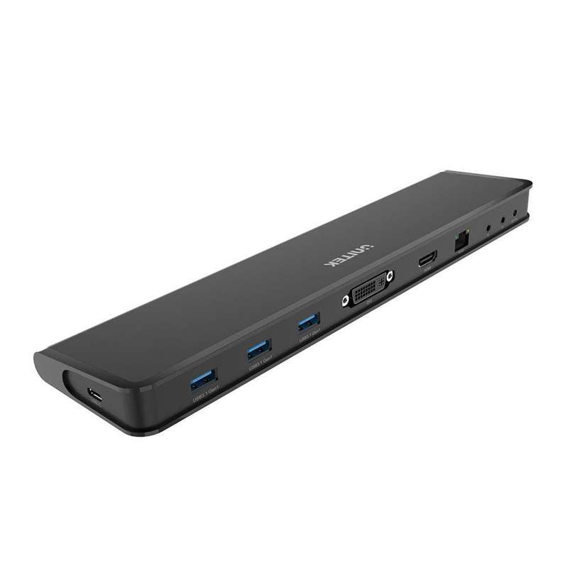 UNITEK Y-D001A Notebook Dock/port Replicator Wired USB 3.2 Gen 1 (3.1 Gen 1) Type-C Black