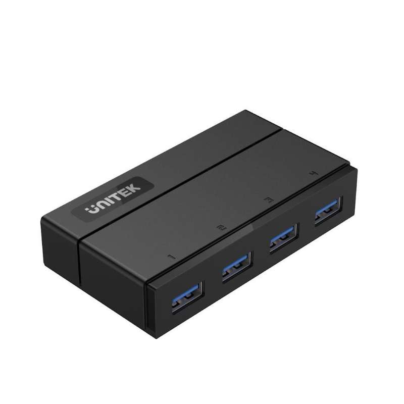 UNITEK Y-HB03001 Interface Hub USB 3.2 Gen 1 (3.1 Gen 1) Type-B 5000 Mbit/s Black