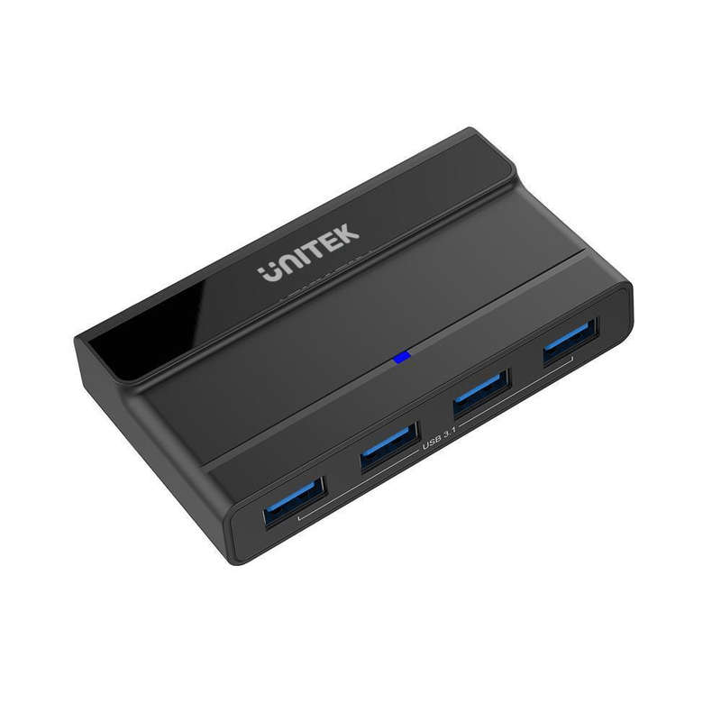 UNITEK Y-HB08003 Interface Hub USB 3.2 Gen 1 (3.1 Gen 1) Type-A 10000 Mbit/s Black