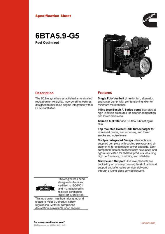 100 kVA Cummins Diesel Generator - Open Version
