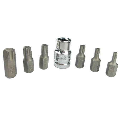 Multi Spline Hex Bit Set - 7 Piece