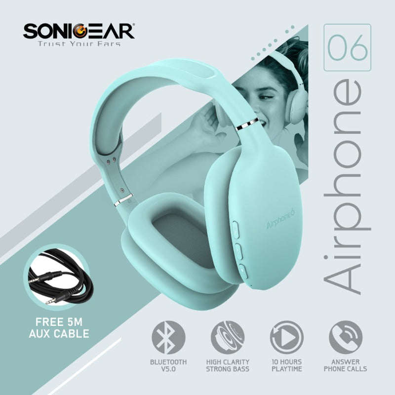 SonicGear Airphone 6 Bluetooth Headphones