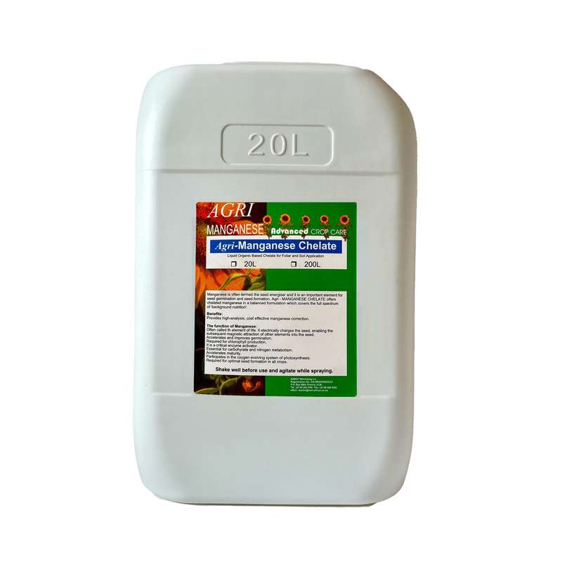 Agri-Manganese Chelate 20L Liquid Organic Fertiliser