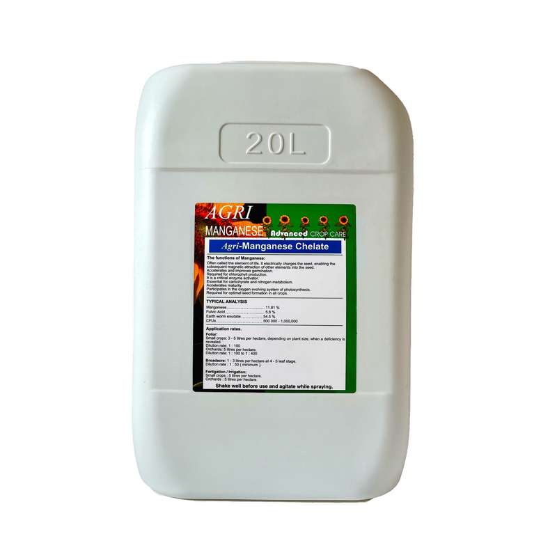 Agri-Manganese Chelate 20L Liquid Organic Fertiliser