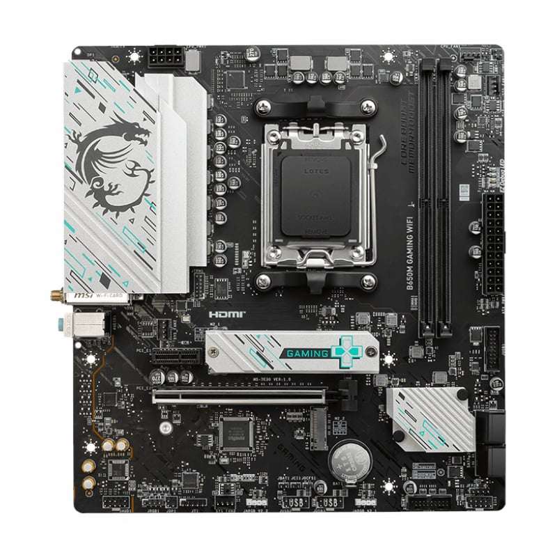 MSI B650M GAMING Wi-Fi AMD AM5 mATX Gaming Motherboard