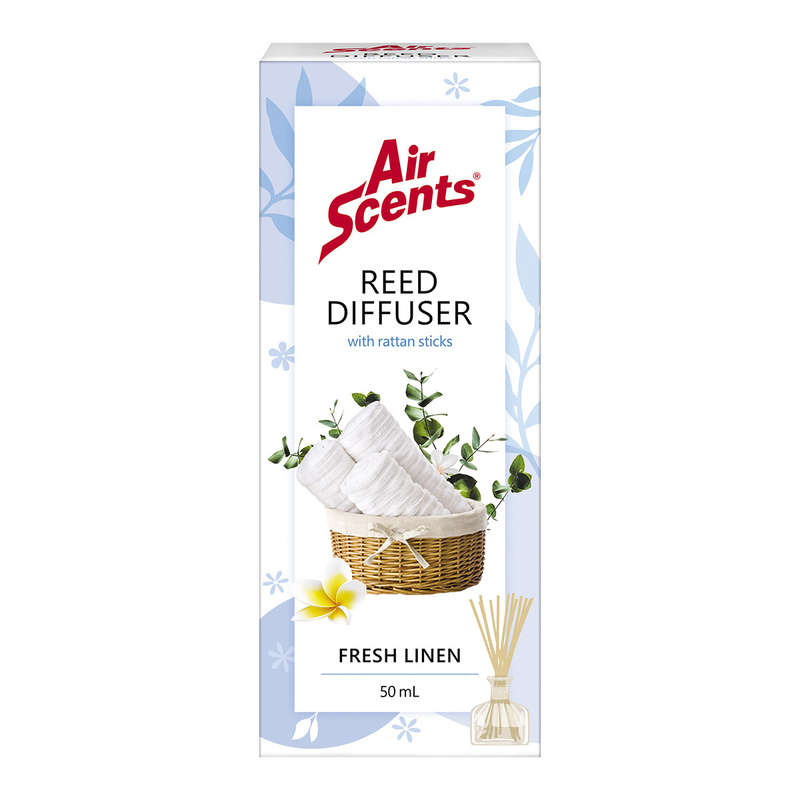 Air Scents Reed Diffuser Fresh Linen 50ml