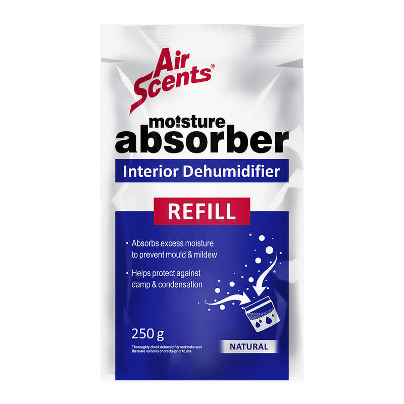 Air Scents Moisture Absorber Interior Dehumidifier Refill Natural 250g