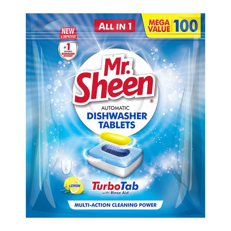 Mr Sheen Automatic Dishwasher Tablets Lemon