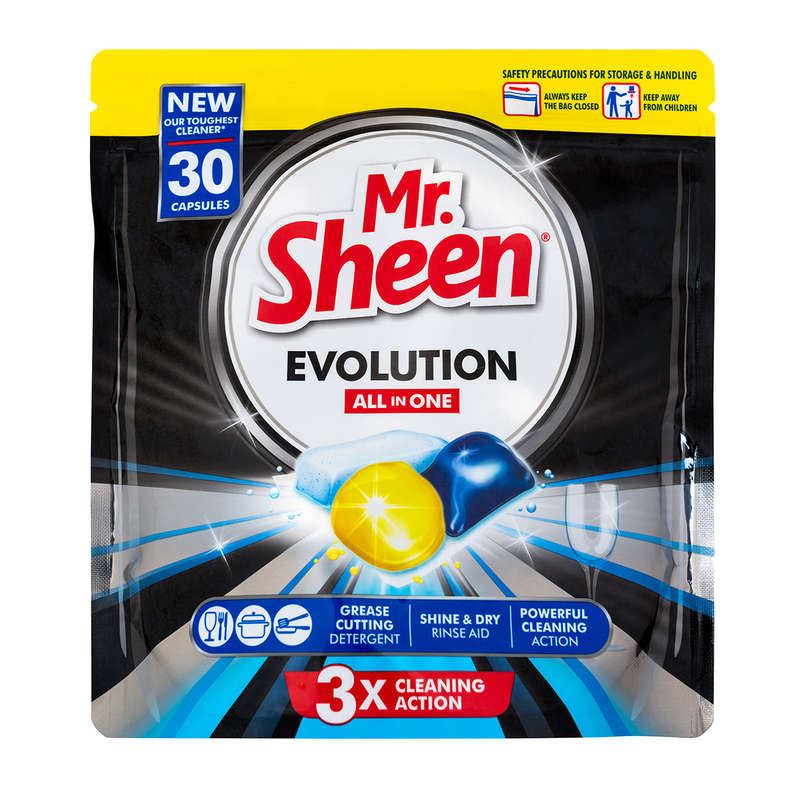 Mr Sheen Evolution Dishwasher Capsules