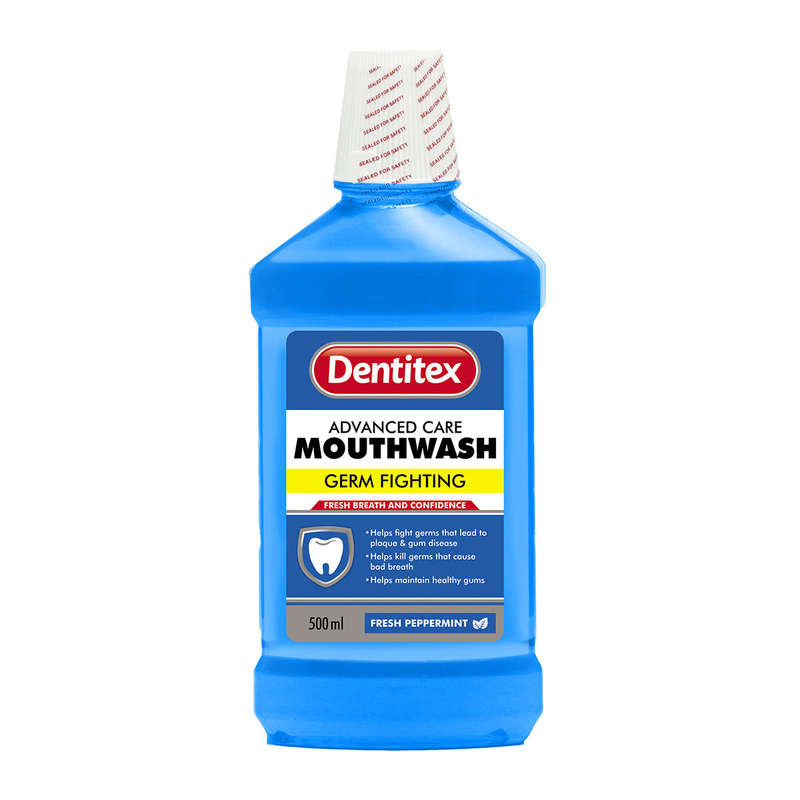 Dentitex Mouthwash Fresh Pepermint 500ml
