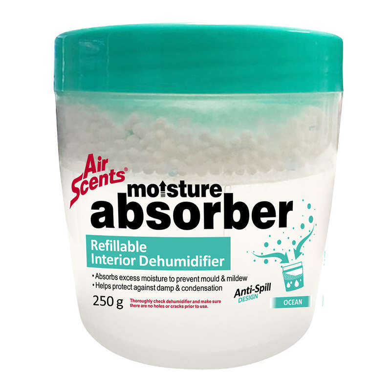 Air Scents Moisture Absorber Refillable Interior Dehumidifier Ocean