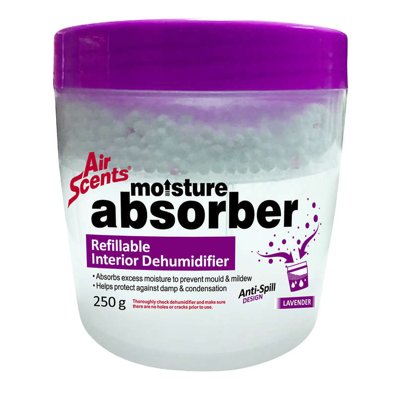 Air Scents Moisture Absorber Refillable Interior Dehumidifier Lavender