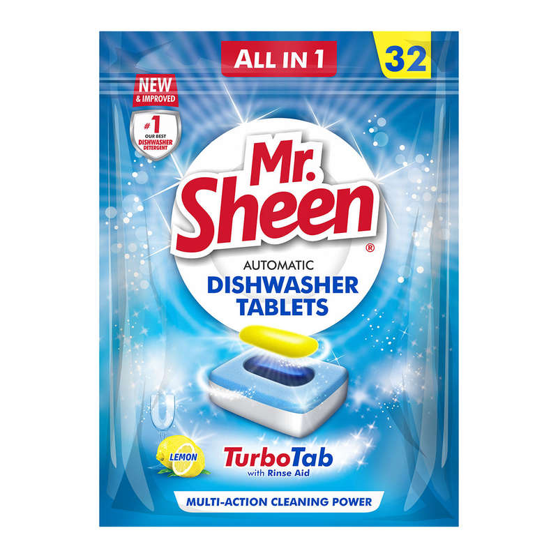 Mr Sheen Automatic Dishwasher Tablets Lemon