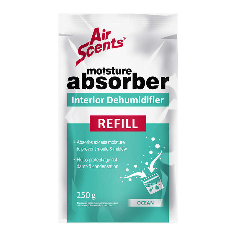 Air Scents Moisture Absorber Interior Dehumidifier Refill Ocean 250g