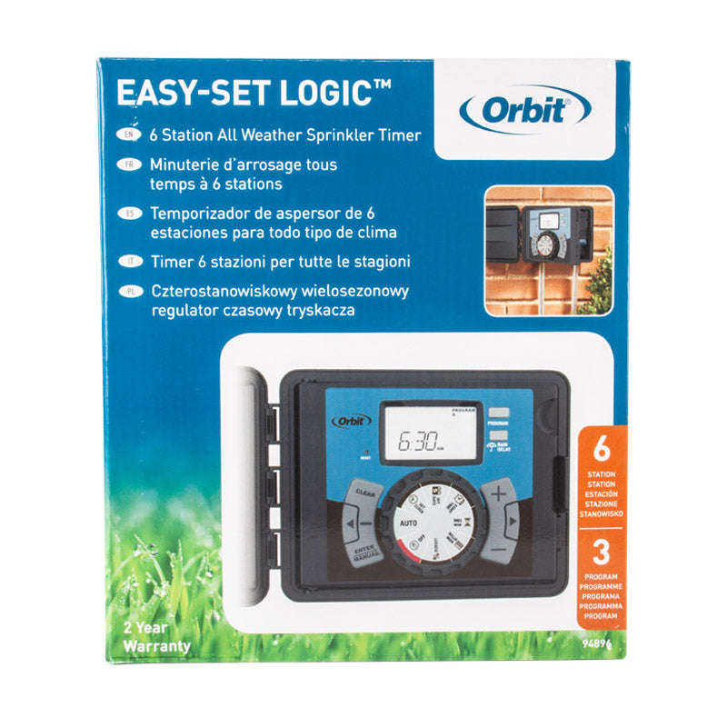 Orbit Easy Set Logic Sprinkler Controller 6 Station