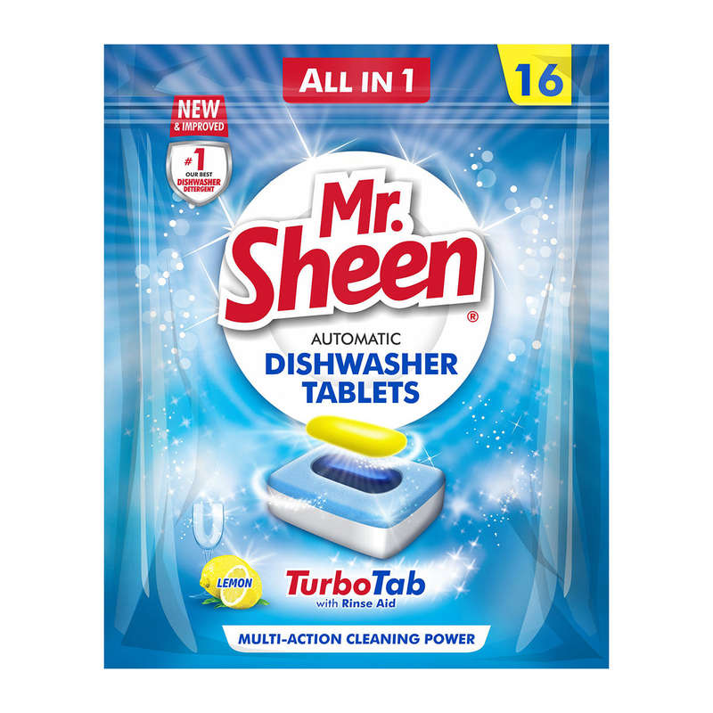 Mr Sheen Automatic Dishwasher Tablets Lemon