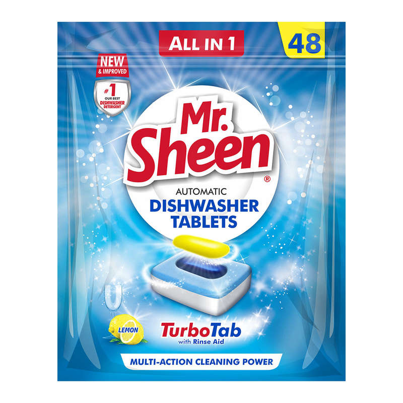 Mr Sheen Automatic Dishwasher Tablets Lemon