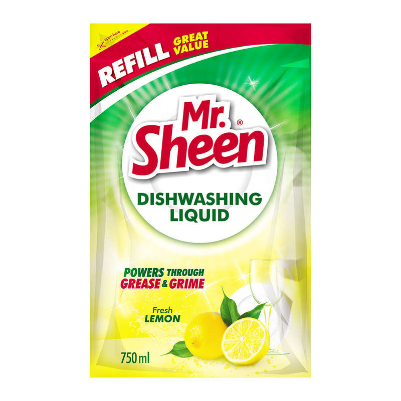 Mr Sheen Dishwashing Liquid Refill 750ml