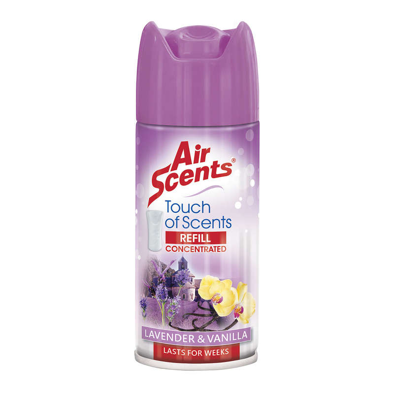 Air Scents Touch Of Scents Air Freshener & Deodorizer Refill Lavender & Vanilla 100ml