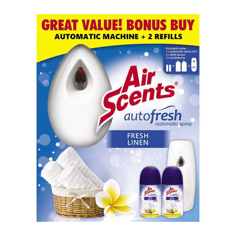 Air Scents AutoFresh Automatic Spray Fresh Linen