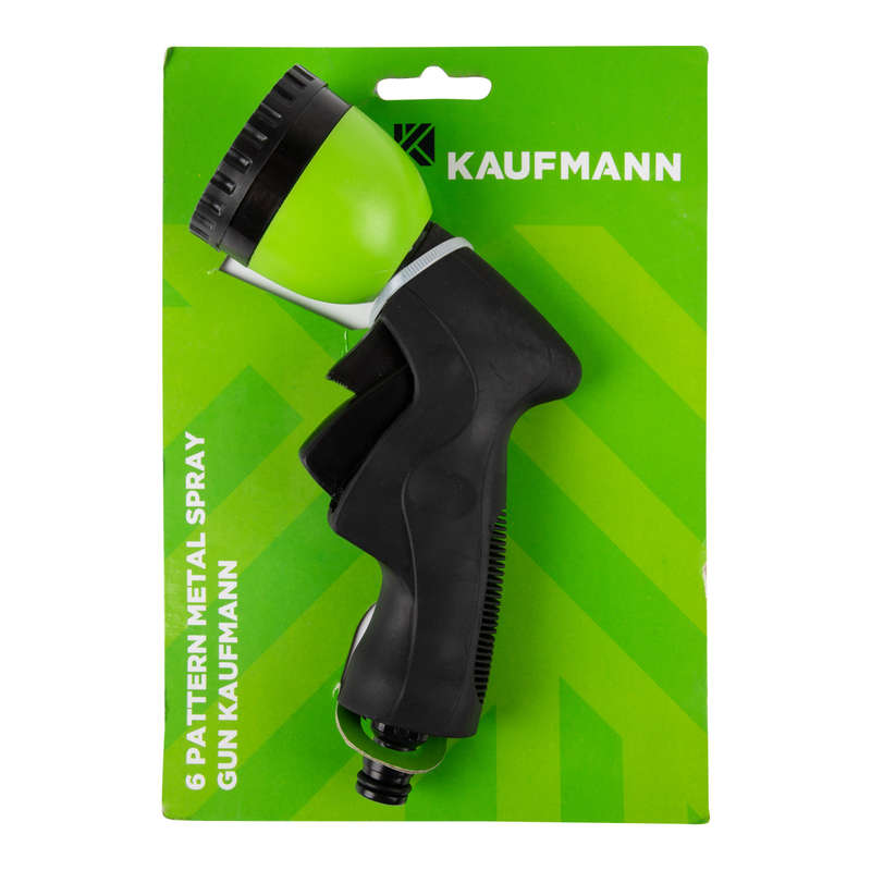 Kaufmann 6-Pattern Metal Pistol Sprayer