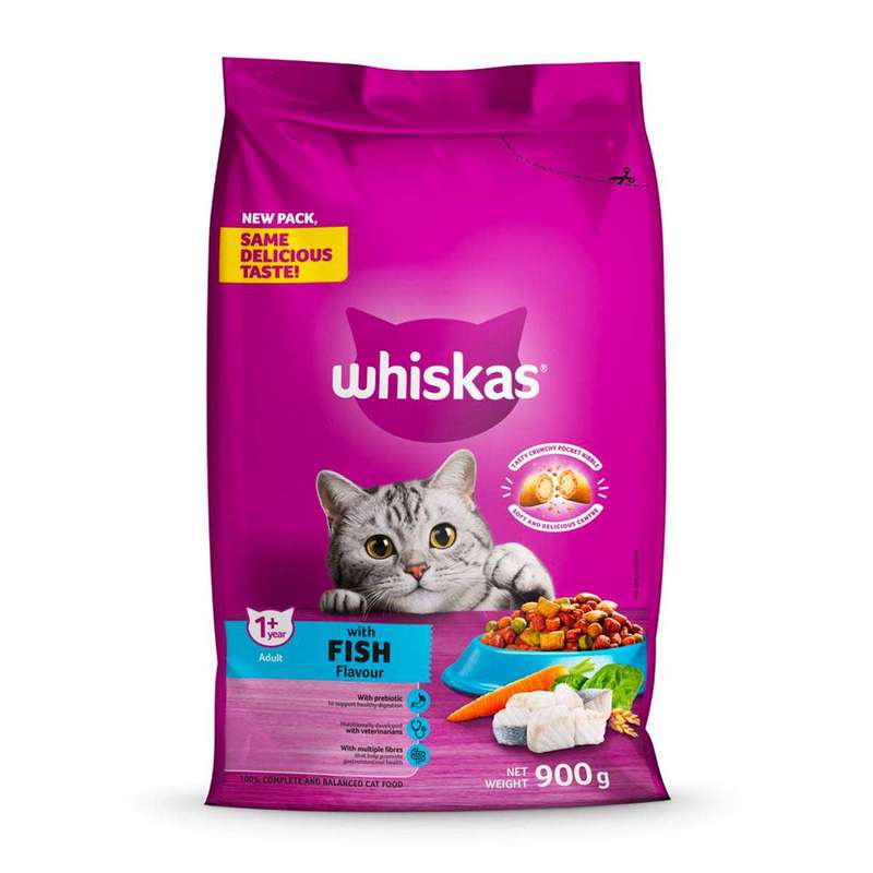 Whiskas Dry Cat Food Adult Fish
