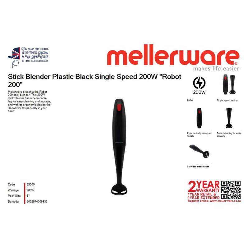 Mellerware Stick Blender 200W