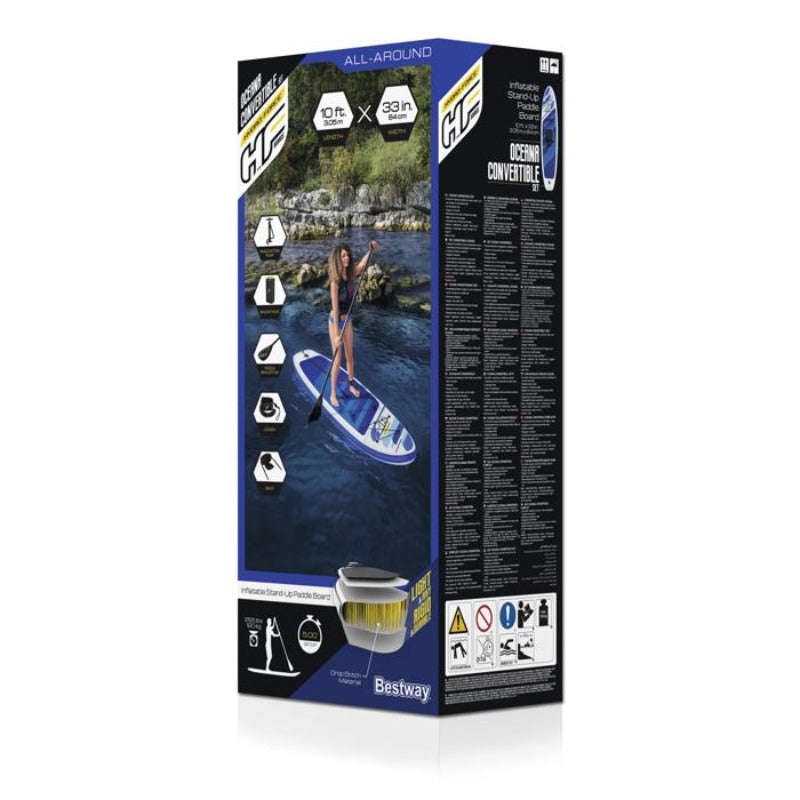 Bestway Hydro-Force Oceana Convertible Inflatable Stand-Up Paddleboard Set