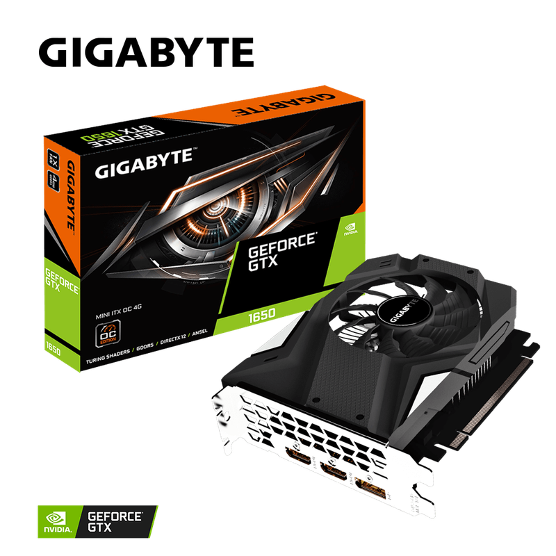 Gigabyte Nvidia GeForce GTX 1650 MINI ITX OC Edition 4GB Graphics Card