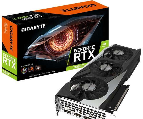 Gigabyte Nvidia GeForce RTX 3060 Ti GAMING OC 8GB Graphics Card