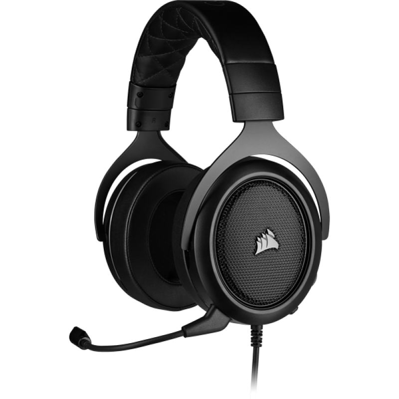 Corsair HS50 PRO STEREO Gaming Headset - Carbon/Green/Blue - Carbon