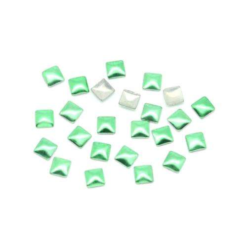 Green Metal Studs Nail Art Decor Square 2mm - 2mm / Green
