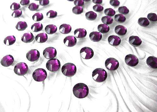 SS6 Hot Fix Iron On Rhinestones - Amethyst - SS6 / Amethyst
