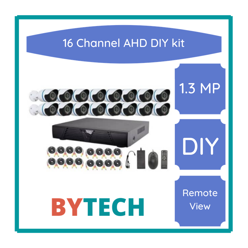 16 CHANNEL CCTV KIT 720p HD