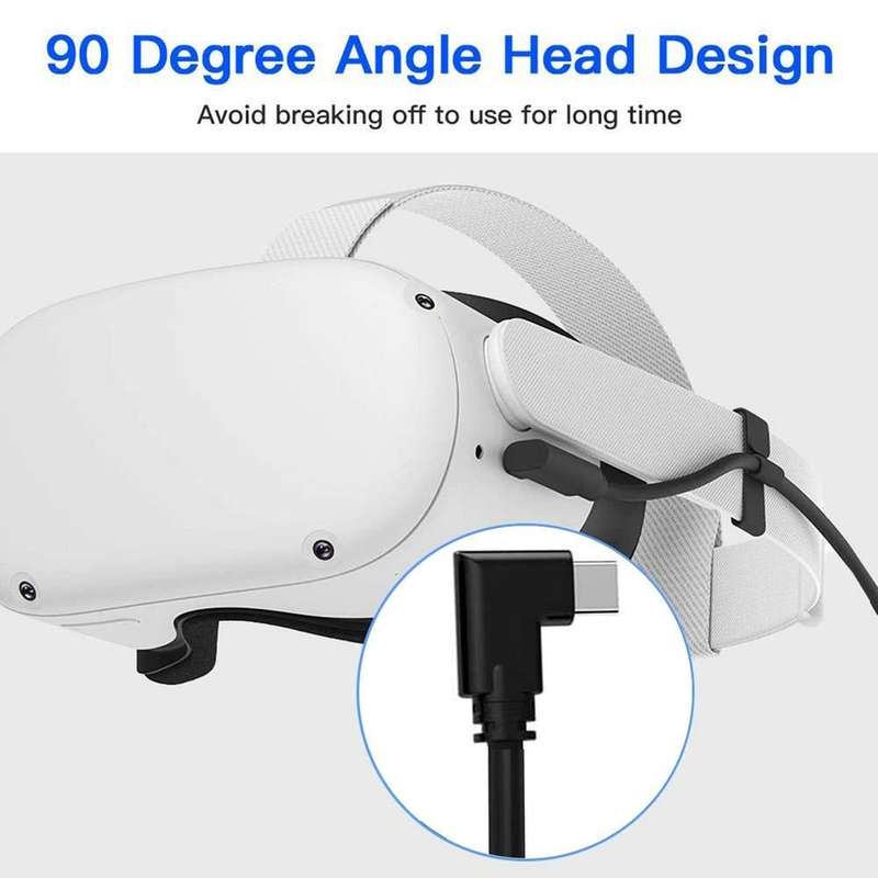 5M USB 3.2 Type-C Link Cable  Charging & Data for Oculus Quest 2 VR
