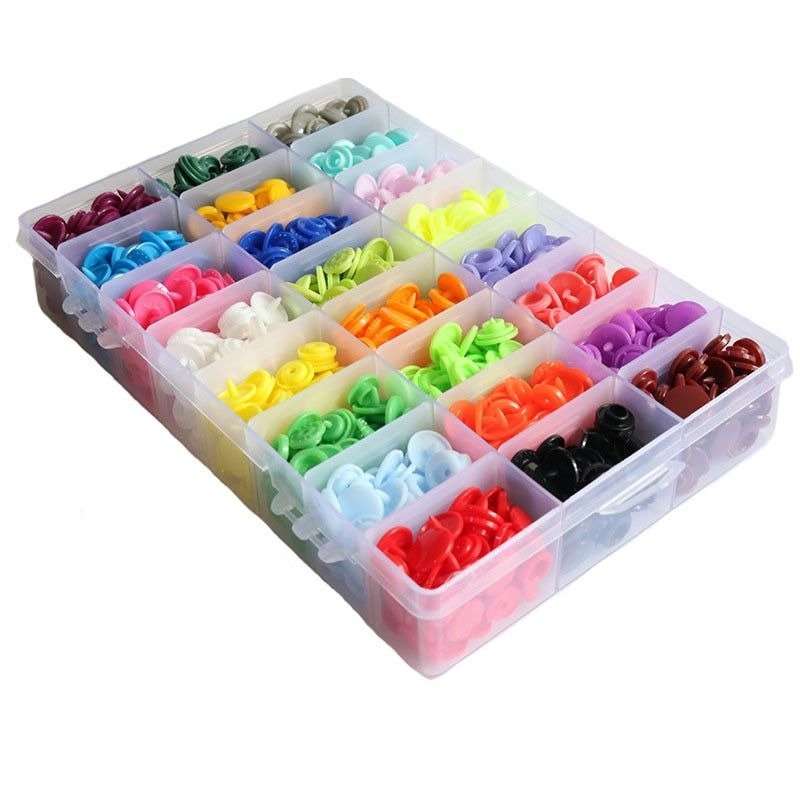 Craft 360 Sets T5 Plastic Snap Button with Snaps Pliers Tool Kit