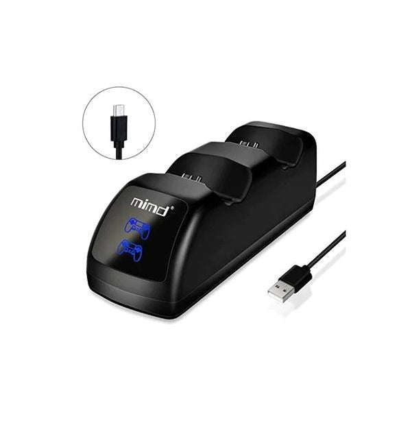 Mimd PS4 Controller Dual Charging Stand for PS4/PS4 Slim/PS4 Pro