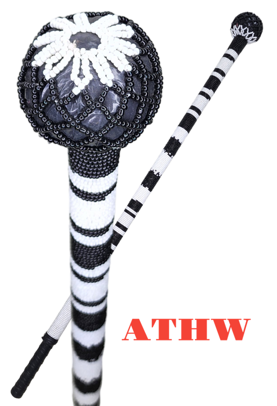 Xhosa Long Beaded Knobkerrie