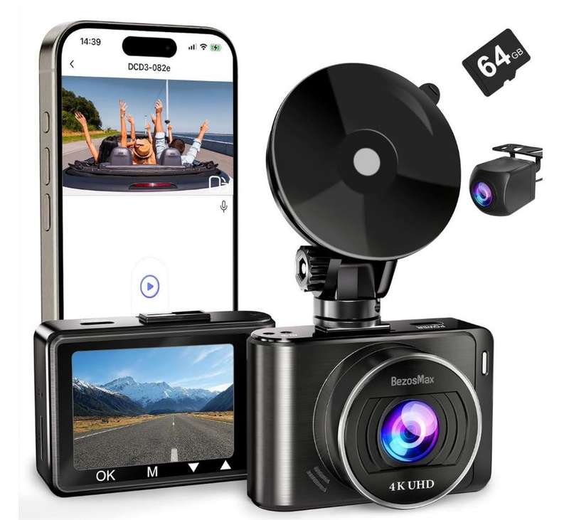 BezosMax 4K Dash Cam