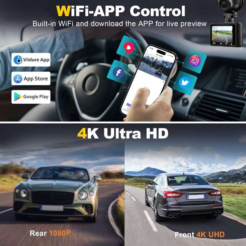BezosMax 4K Dash Cam
