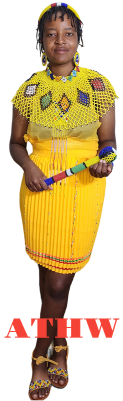 Beaded knobkerrie