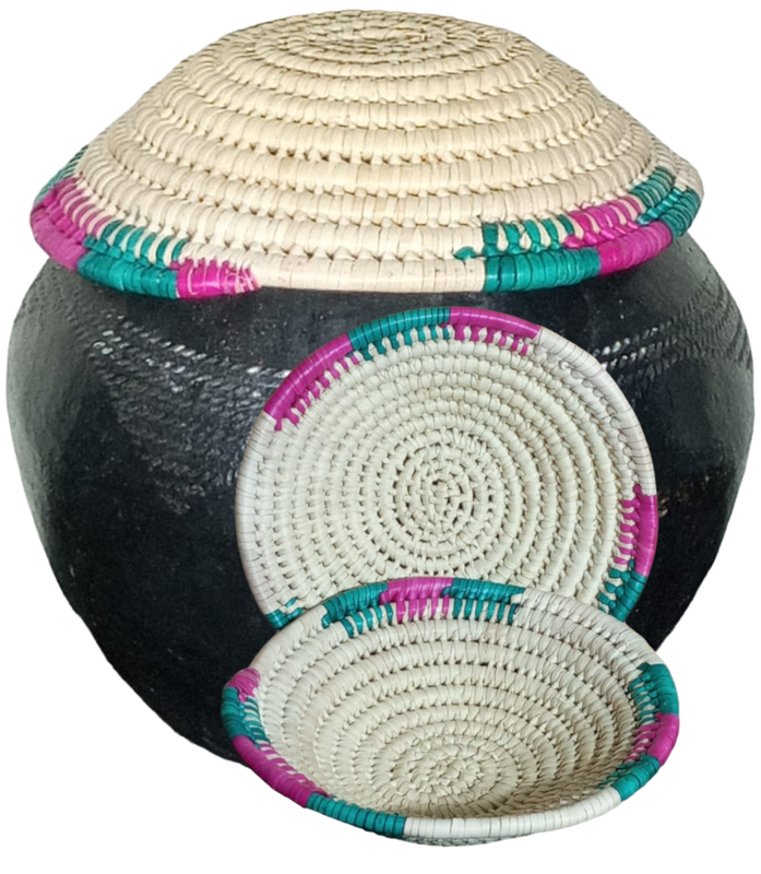 Ukhamba beer pot cover