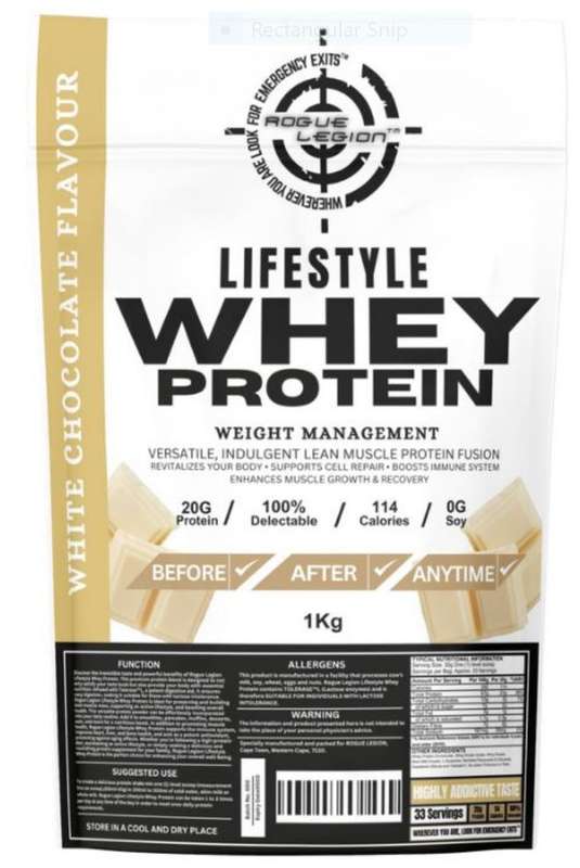Rogue Legion Lifestyle Whey Protein -1kg - Various Flavours