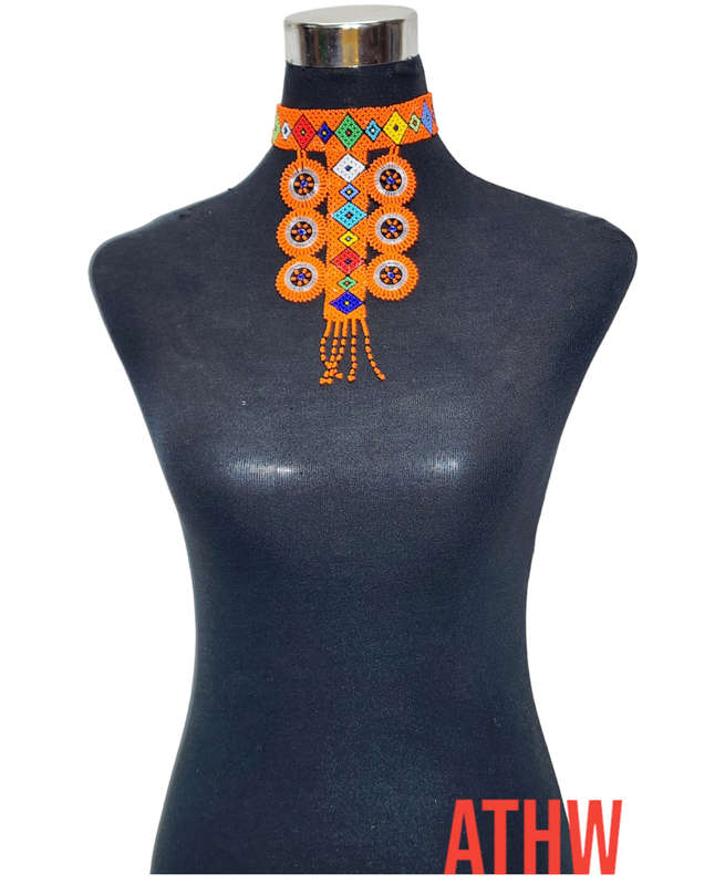 South African  Necklace - Square