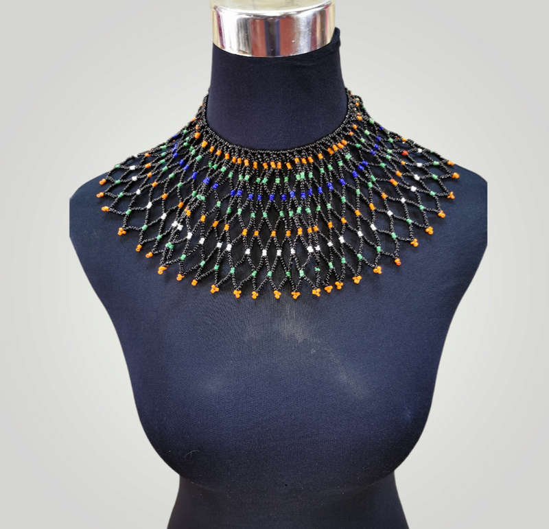 African beaded necklace Medium