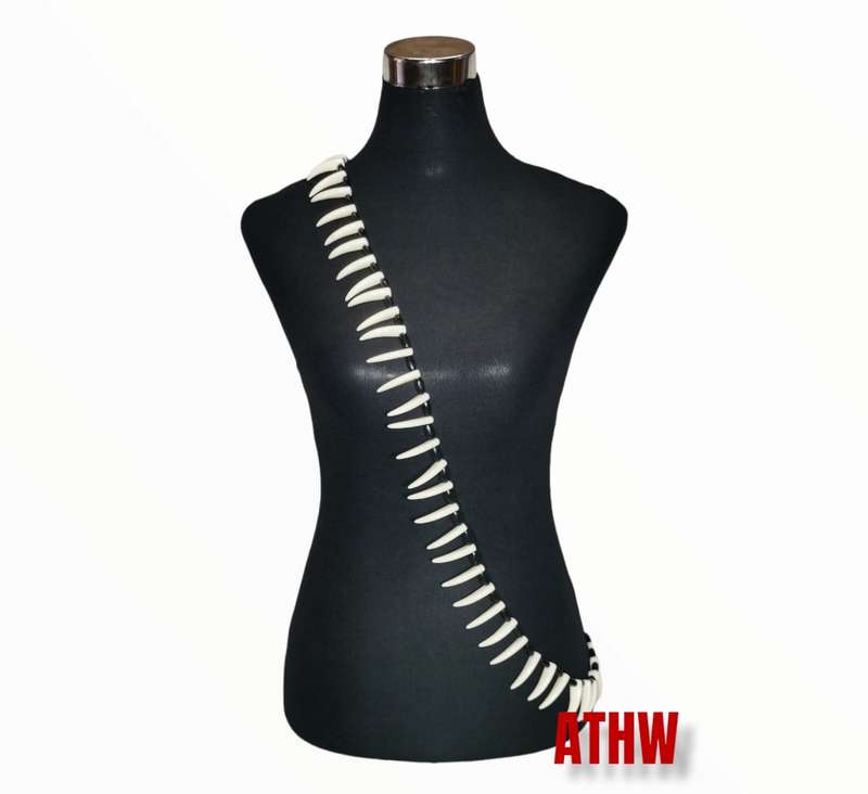 Xhosa Wakanda Belt Black/White