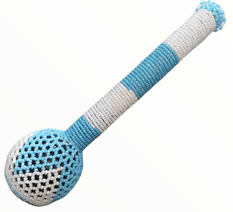 Beaded knobkerrie